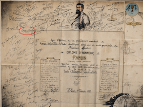 Document Emma Calvé Supérieur inconnu