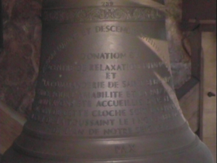 La cloche de l'église de Rennes-le-Château