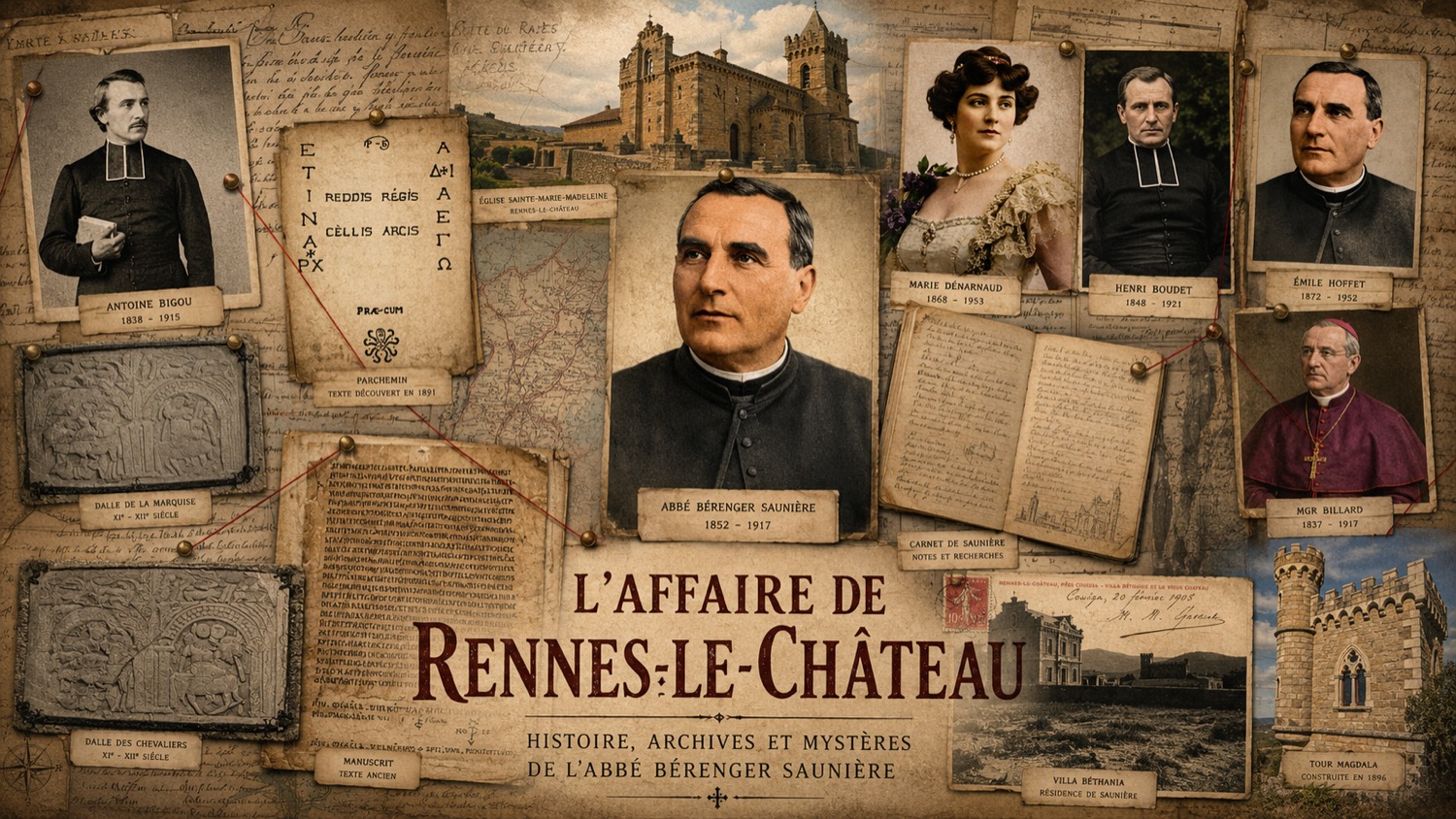L'histoire de Bérenger Saunière, curé de Rennes-le-Château