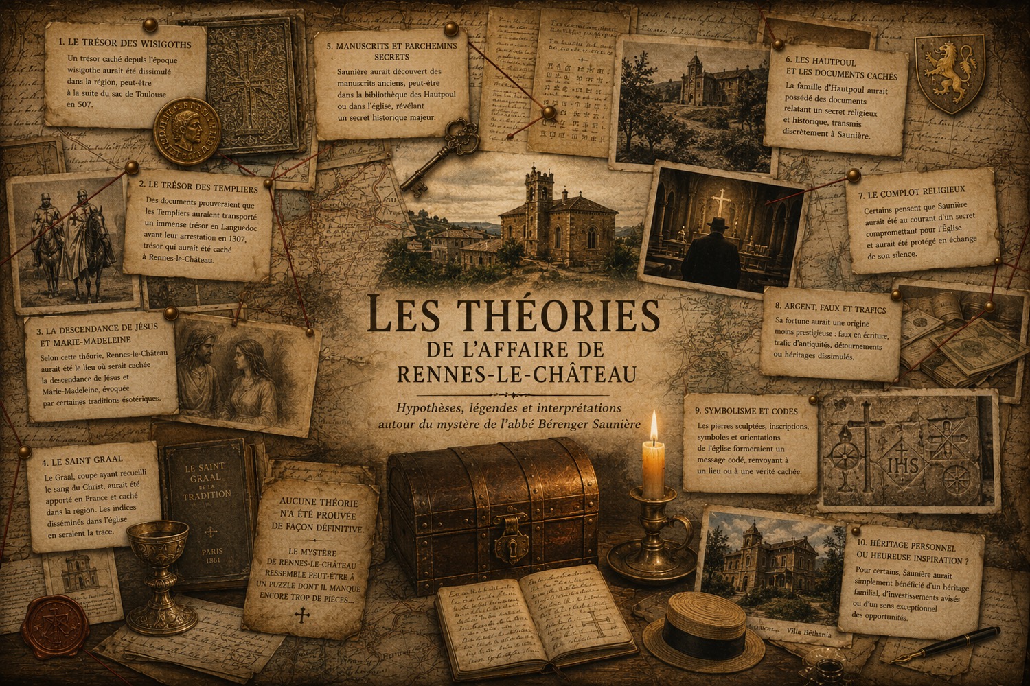 Les théories de l'affaire de Rennes-le-Château