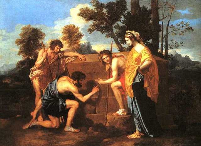 les bergers d'arcadie de Nicolas Poussin